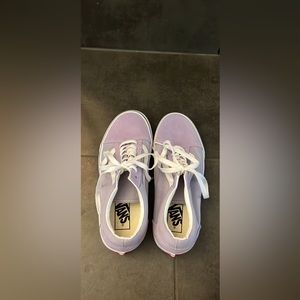 Lavender vans, Size 8 Women’s, Never worn